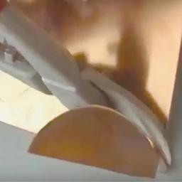 Nożyce do blachy łukowe wygięte otworowe P  - Stal węglowa  -  Obraz 2