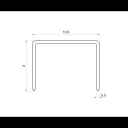 Spinki do zszywacza  - Stal  -  Obraz 3