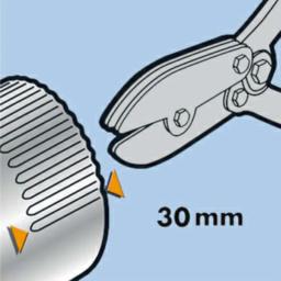 Szczypce do karbowania z 3 zębami  - Stal  -  Obraz 3