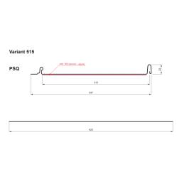 Panel dachowy CLICK 515 PSQ  - Ocynkowana stal powlekana
MARCEGAGLIA  - Testa di Moro  -  Obraz 2