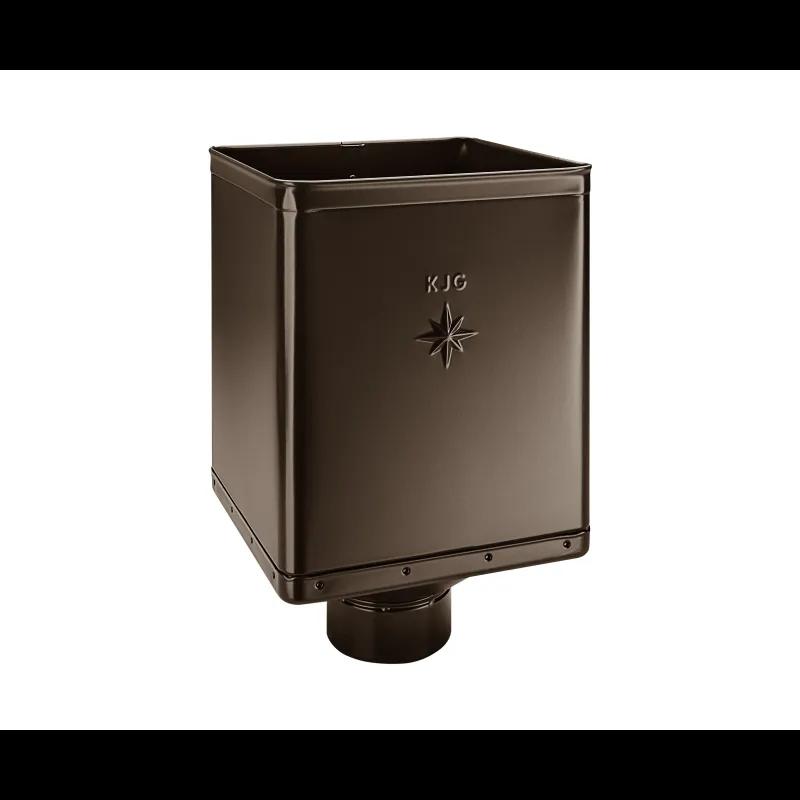 Kosz zlewowy DESIGN  - Ocynkowana stal powlekana  - Ciemno brazowy ČOKO  -  Obraz