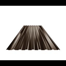 Trapez dachowy TR 18A  - Ocynkowana stal powlekana  - Ciemno brazowy ČOKO  -  Obraz 1