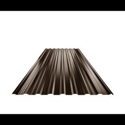 Trapez dachowy z przetłoczeniem TR 18A+  - Ocynkowana stal powlekana  - Ciemno brazowy ČOKO  -  Obraz 1