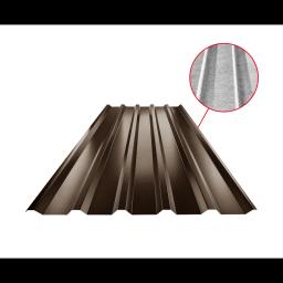 Trapez dachowy TR 35A SQ (sound – aqua)  - Ocynkowana stal powlekana  - Ciemno brazowy ČOKO  -  Obraz 1