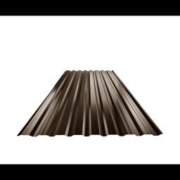 Trapez elewacyjny z przetłoczeniem TR 18B+  - Ocynkowana stal powlekana  - Ciemno brazowy ČOKO  -  Obraz 1