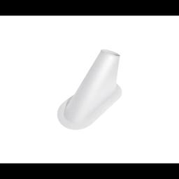 Podstawa komina wentylacyjnego  - Aluminium – Natur  - Ocynkowana stal powlekana – Szaro biały  -  Obraz 1