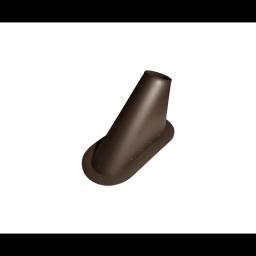 Podstawa komina wentylacyjnego  - Aluminium – Natur  - Ocynkowana stal powlekana – Ciemno brazowy ČOKO  -  Obraz 1