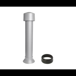 Kominek wentylacyjny + EPDM  - Aluminium – Natur  - Ocynkowana stal powlekana – Srebrny  -  Obraz 1