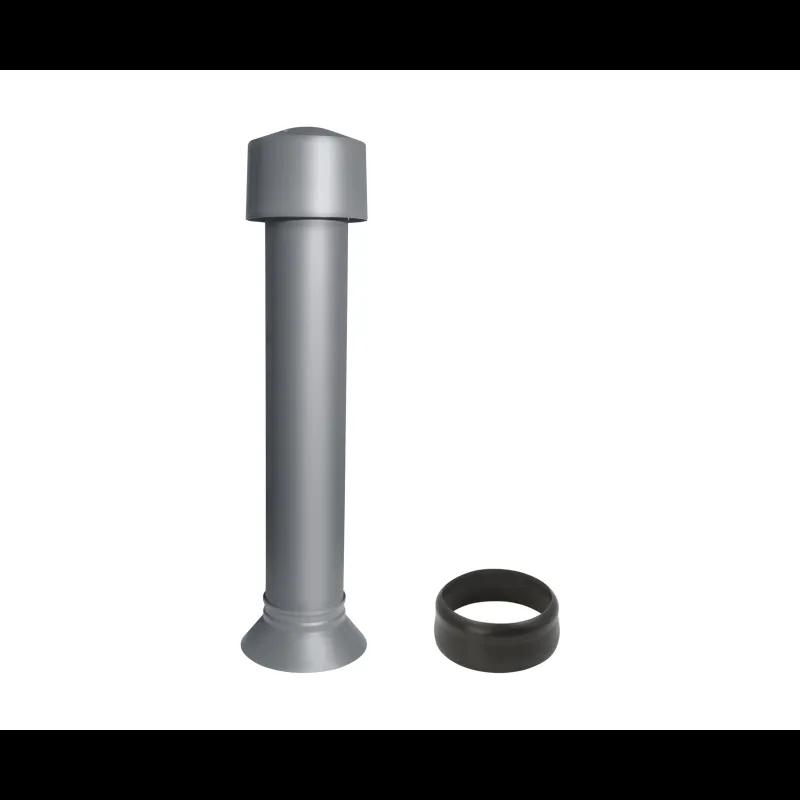 Kominek wentylacyjny + EPDM  - Aluminium – Natur  - Ocynkowana stal powlekana – Szary  -  Obraz