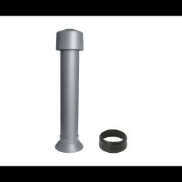 Kominek wentylacyjny + EPDM  - Aluminium – Natur  - Ocynkowana stal powlekana – Szary  -  Obraz 1