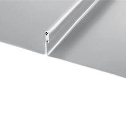 Profil FALZ z podwójnym rąbkiem stojącym  - Ocynkowana stal powlekana  - Srebrny  -  Obraz 2