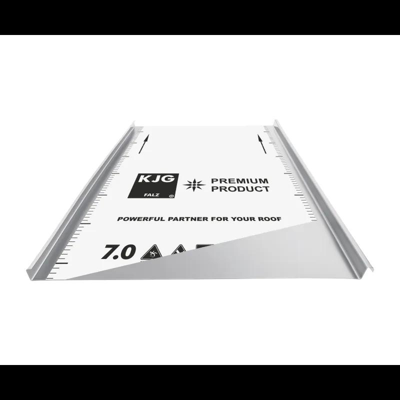 Profil FALZ z podwójnym rąbkiem stojącym  - Ocynkowana stal powlekana  - Srebrny  -  Obraz