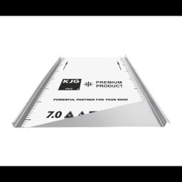 Profil FALZ z podwójnym rąbkiem stojącym  - Ocynkowana stal powlekana  - Srebrny  -  Obraz 1