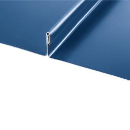 Profil FALZ z podwójnym rąbkiem stojącym  - Ocynkowana stal powlekana  - Niebieski ciemny  -  Obraz 2