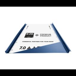 Profil FALZ z podwójnym rąbkiem stojącym  - Ocynkowana stal powlekana  - Niebieski ciemny  -  Obraz 1