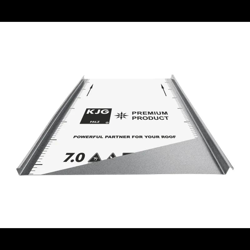 Profil FALZ z podwójnym rąbkiem stojącym  - Ocynkowana stal powlekana
MATT  - Szary MATT  -  Obraz