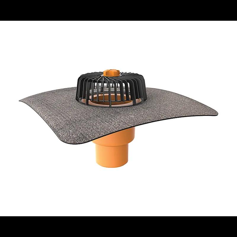 BIT wpust dachowy pionowy z kołnierzem  - Poliamid  - Czarny/Pomarańczowy  -  Obraz