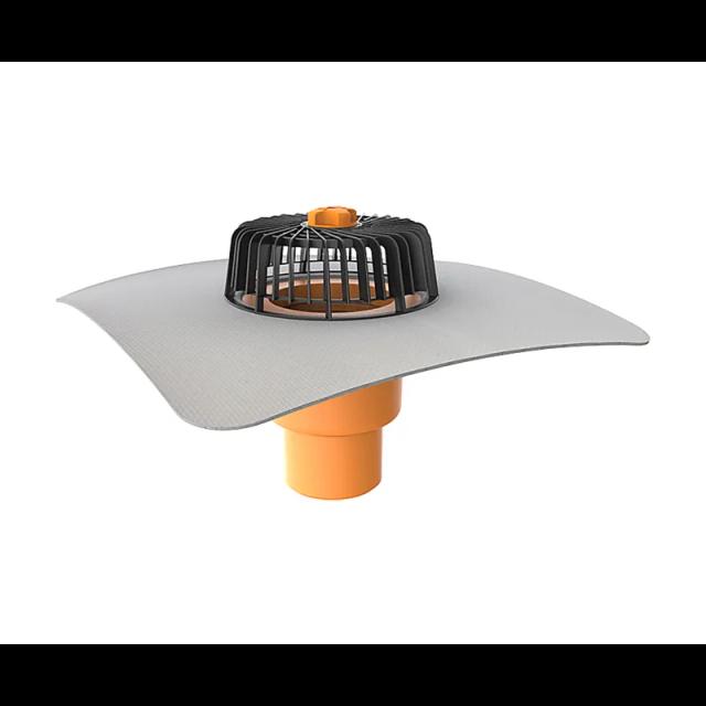 Obraz - PVC wpust dachowy z kołnierzem pionowynull