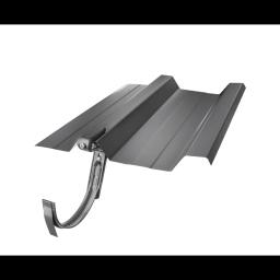 Hak dachowy do blachy trapezowej  - Ocynkowana stal powlekana  - Antracyt  -  Obraz 2