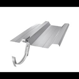 Hak dachowy do blachy trapezowej  - Ocynkowana stal powlekana  - Srebrny  -  Obraz 2