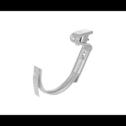 Hak dachowy do blachy trapezowej  - Ocynkowana stal powlekana  - Srebrny  -  Obraz 1