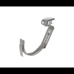 Hak dachowy do blachy trapezowej  - Ocynkowana stal powlekana  - Srebrny ciemny – P.20  -  Obraz 1