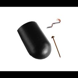 Gąsior początkowy lub końcowy DANUBIA  - Czarny – INOVA  -  Obraz 1