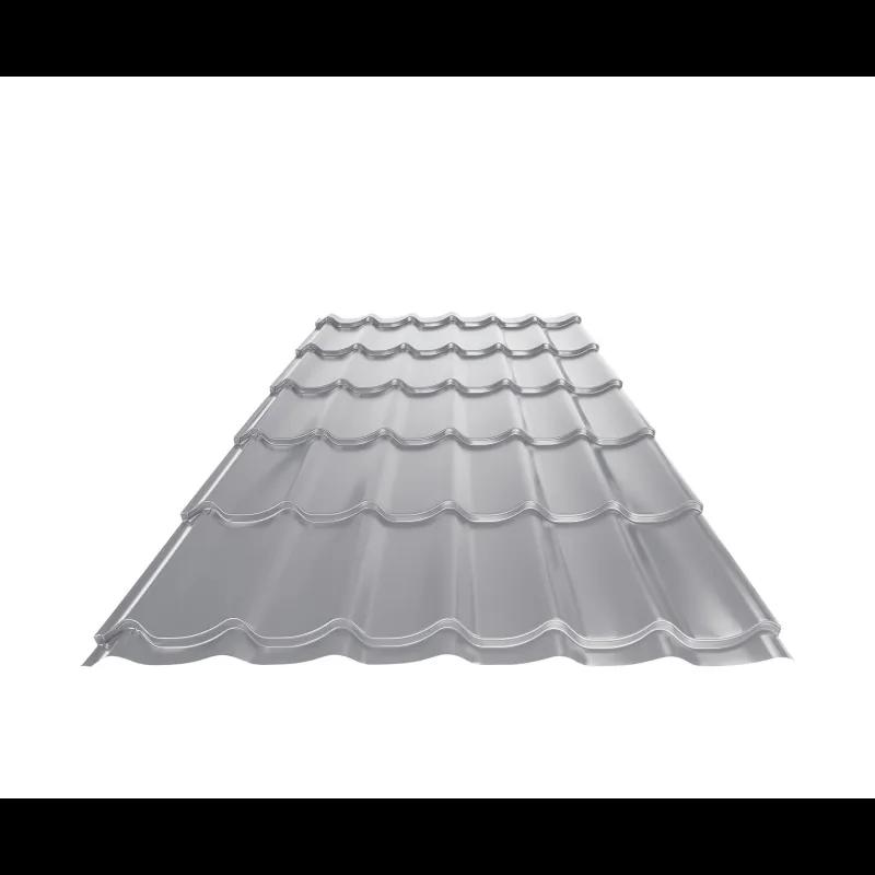 Blachodachówka UNI 1  - Aluminium powlekane  - Srebrny  -  Obraz