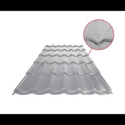 Blachodachówka UNI 1 SQ (sound – aqua)  - Aluminium powlekane  - Srebrny  -  Obraz 1