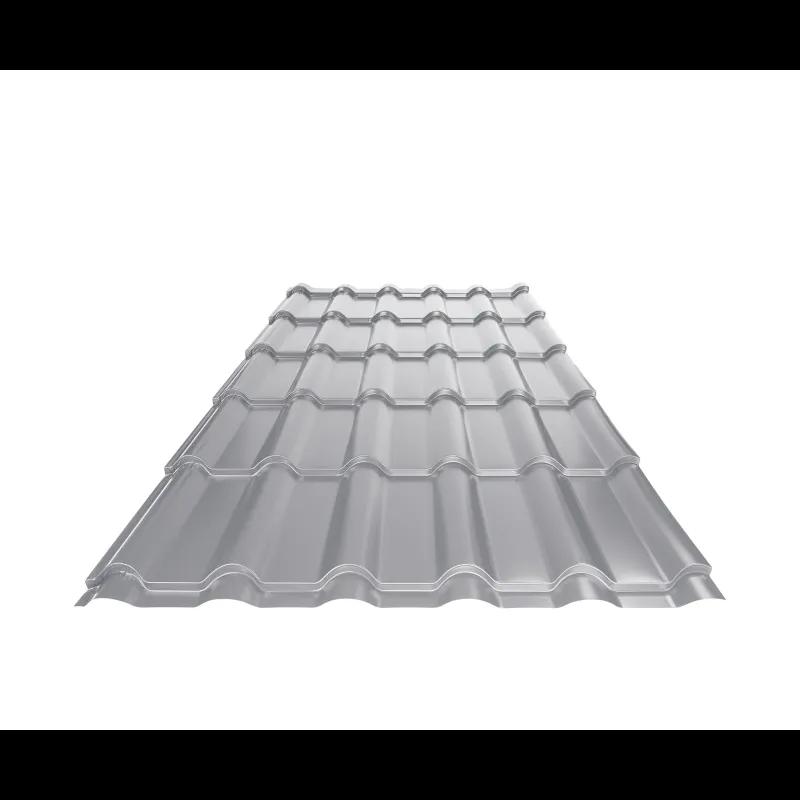 Blachodachówka UNI 2  - Aluminium powlekane  - Srebrny  -  Obraz