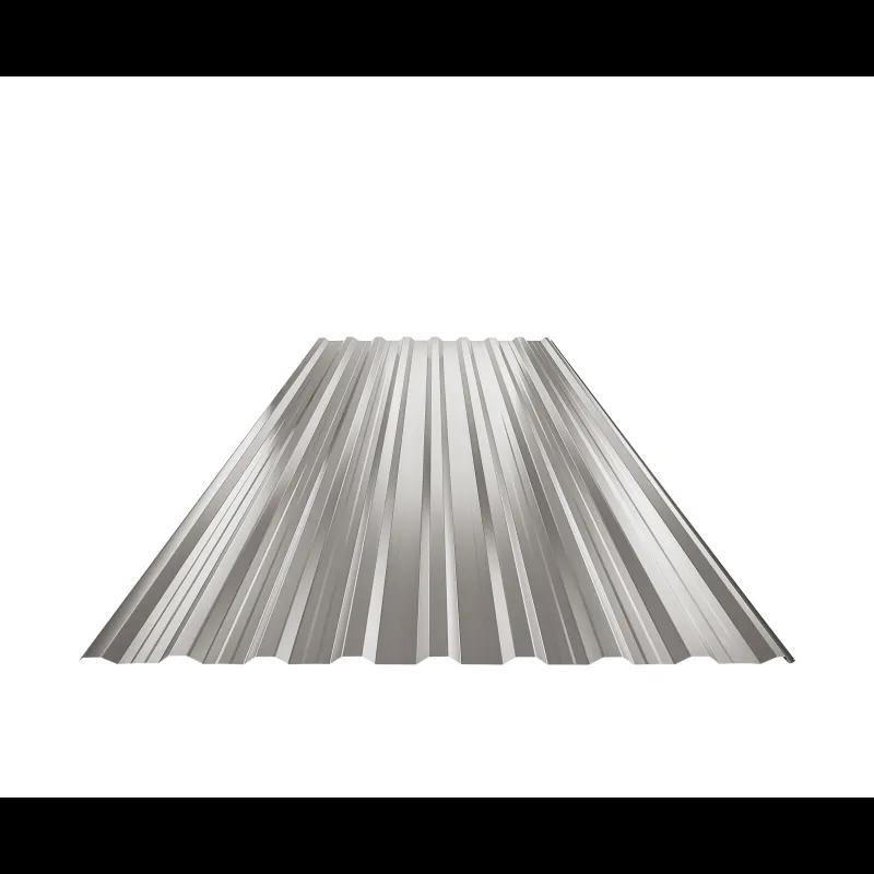 Trapez dachowy z przetłoczeniem TR 18A+  - Aluminium powlekane  - Srebrny ciemny  -  Obraz