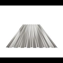 Trapez dachowy z przetłoczeniem TR 18A+  - Aluminium powlekane  - Srebrny ciemny  -  Obraz 1