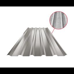 Trapez dachowy TR 35A SQ (sound – aqua)  - Aluminium powlekane  - Srebrny ciemny  -  Obraz 1