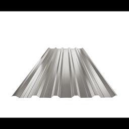 Trapez dachowy z przetłoczeniem TR 35A+  - Aluminium powlekane  - Srebrny ciemny  -  Obraz 1