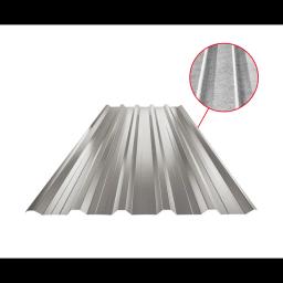 Trapez dachowy z przetłoczeniem TR 35A+ SQ (sound – aqua)  - Aluminium powlekane  - Srebrny ciemny  -  Obraz 1