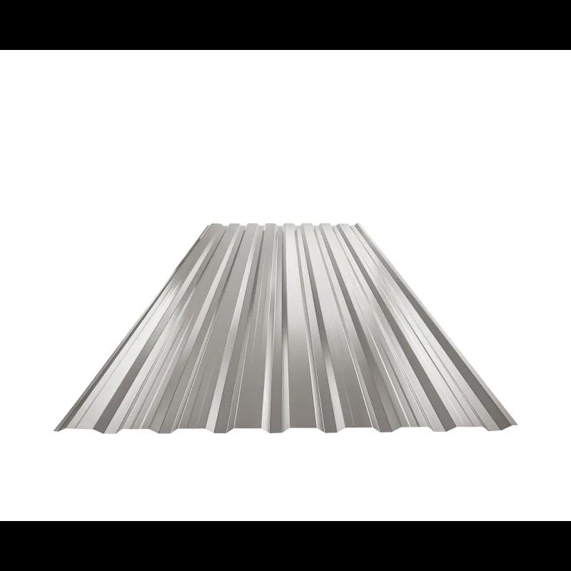 Trapez elewacyjny z przetłoczeniem TR 18B+  - Aluminium powlekane  - Srebrny ciemny  -  Obraz