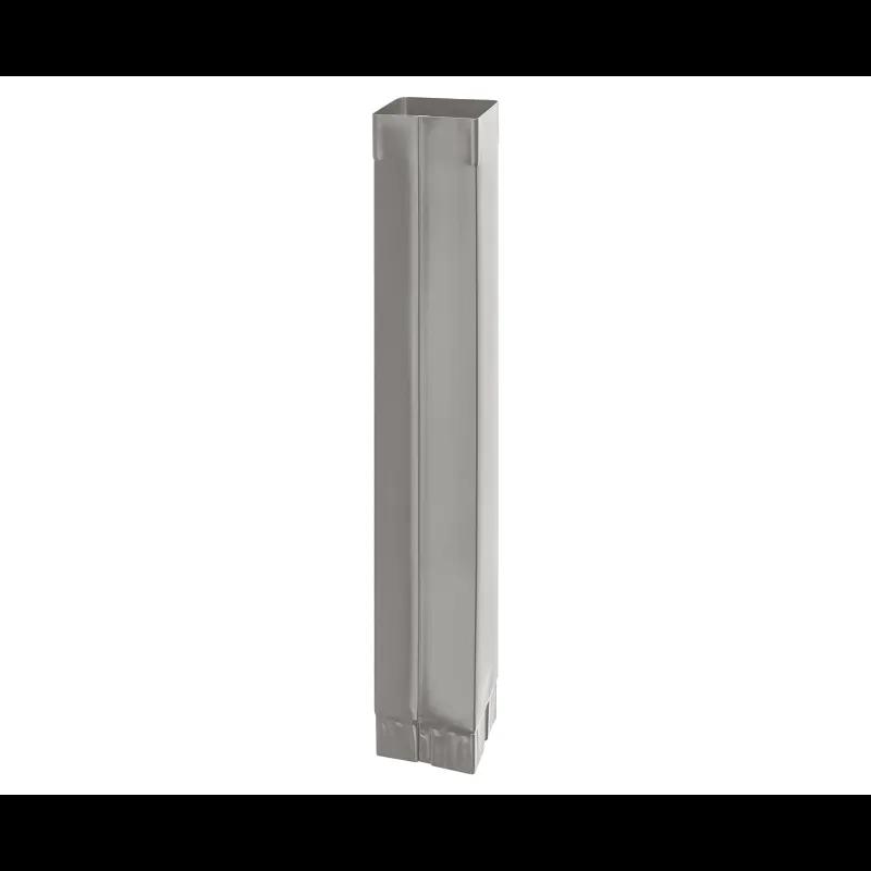 Rura spustowa kwadratowa  [s=0,70]  - Aluminium powlekane  - Srebrny ciemny  -  Obraz