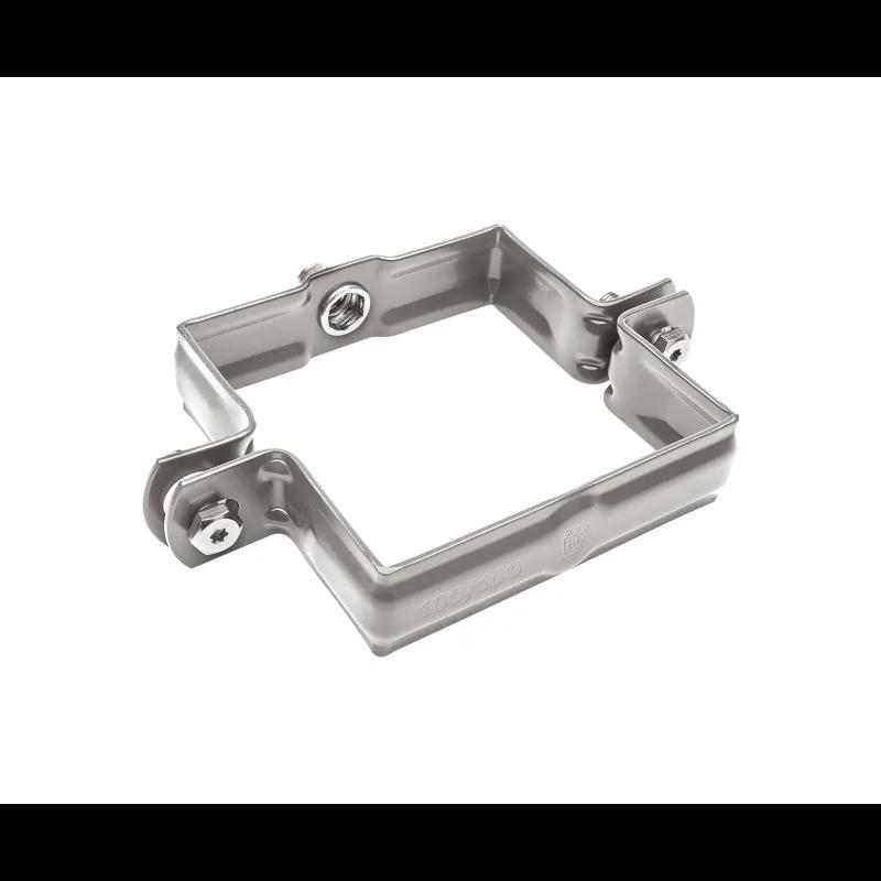 Obejma rury kwadratowa M10  - Aluminium powlekane  - Srebrny ciemny  -  Obraz