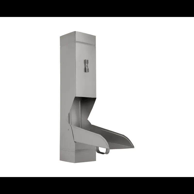 Rewizja rury spustowej kwadratowa  - Aluminium powlekane  - Srebrny ciemny  -  Obraz