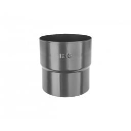 Łącznik rury spustowej mufa  - Ocynkowana stal powlekana  - Antracyt  -  Obraz 1