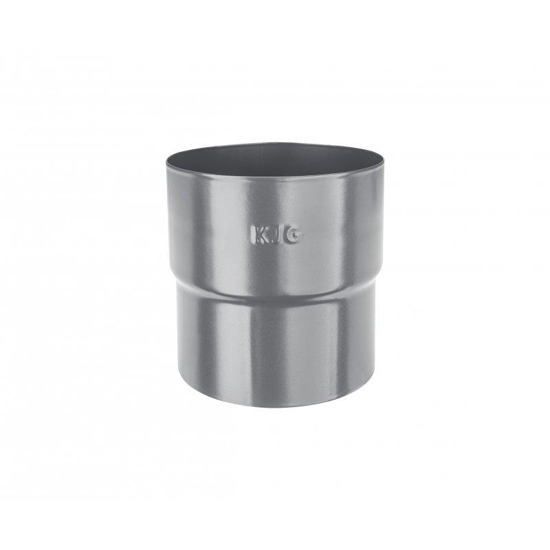 Łącznik rury spustowej mufa  - Ocynkowana stal powlekana  - Szary  -  Obraz