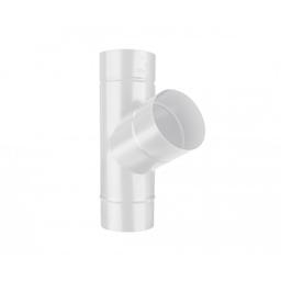 Trójnik 72°  - Ocynkowana stal powlekana  - Szaro biały  -  Obraz 1