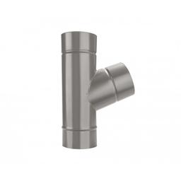 Trójnik 72°  - Ocynkowana stal powlekana  - Srebrny ciemny – P.20  -  Obraz 2