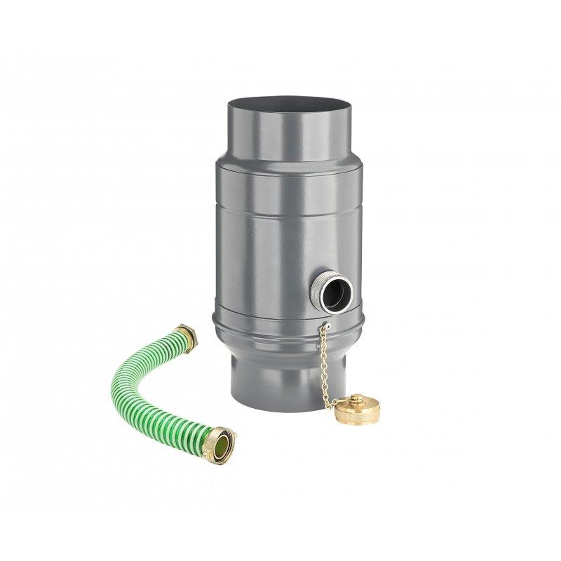 Zbiornik na wodę + wąź plastikowy  - Aluminium – Natur  - Ocynkowana stal powlekana – Szary  -  Obraz