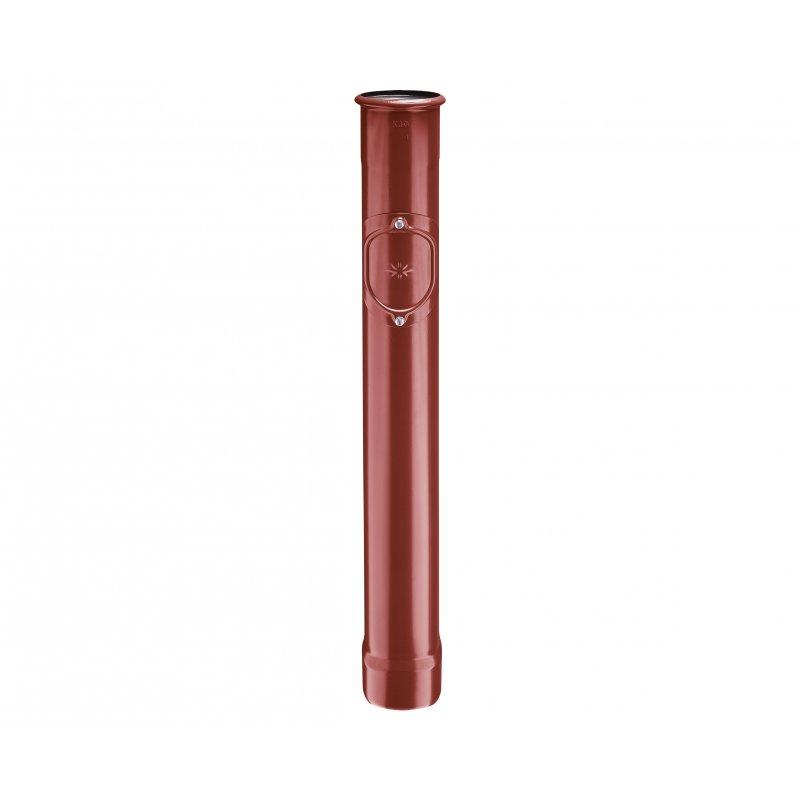 Rura ochronna z rewizyjnym otwórem  - Ocynkowana stal powlekana  - Czerwony  -  Obraz