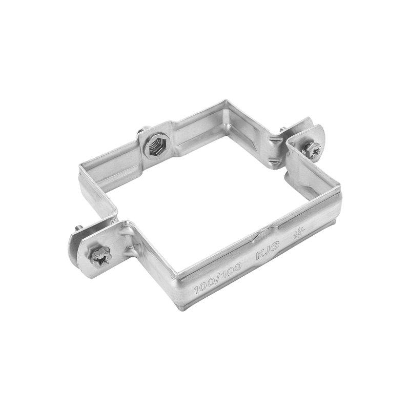 Obejma rury kwadratowa M10  - Tytan-cynk  - Natur  -  Obraz