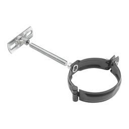 Stopka obejmy rury spustowej M10  - Ocynkowana stal  - Natur  -  Obraz 2