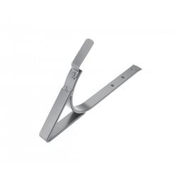 Hak do rynny leźącej z podparciem  - Aluminium powlekane  - Jasnoszary  -  Obraz 1