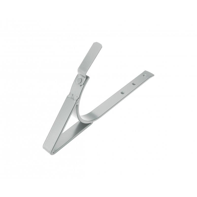 Hak do rynny leźącej z podparciem  - Aluminium powlekane  - Cynkowo szary  -  Obraz