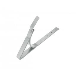 Hak do rynny leźącej z podparciem  - Aluminium powlekane  - Cynkowo szary  -  Obraz 1